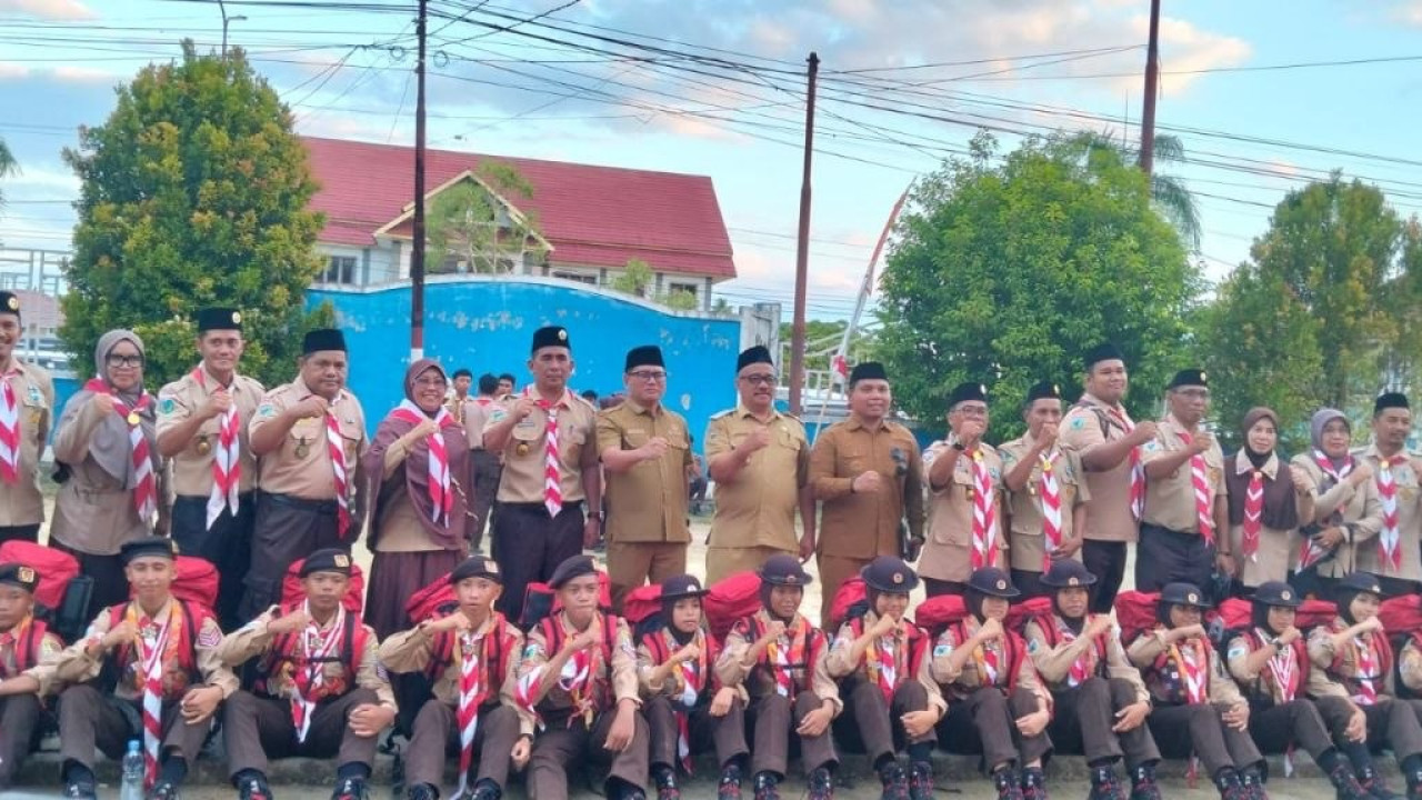 Dua Siswa MTsN 1 Buol Wakili Kecamatan Biau di Jambore Nasional XII